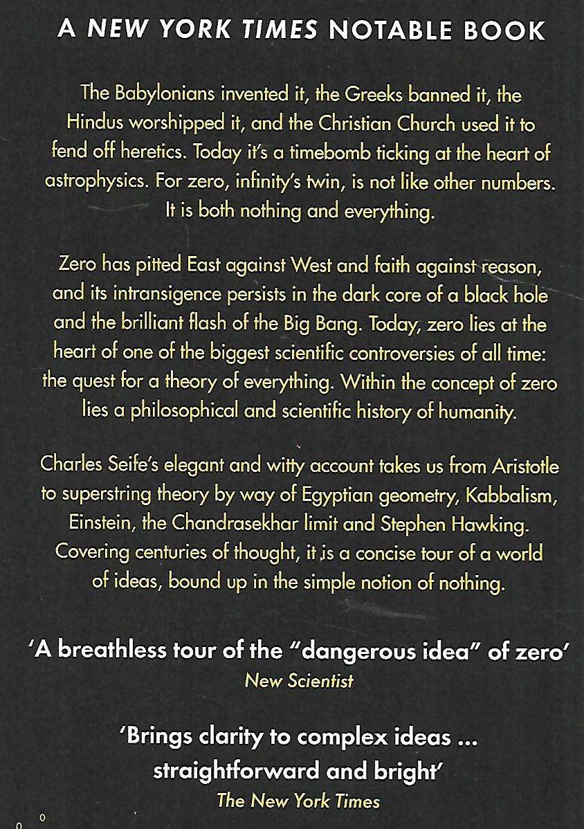 Zero: The Biography of a Dangerous Idea | Charles Seife