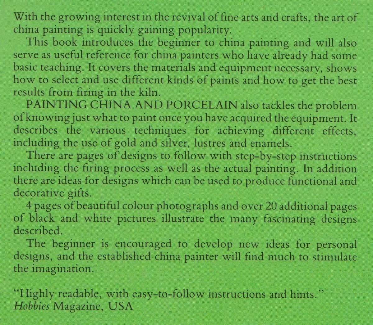 Painting China and Porcelain | Sheila Southwell