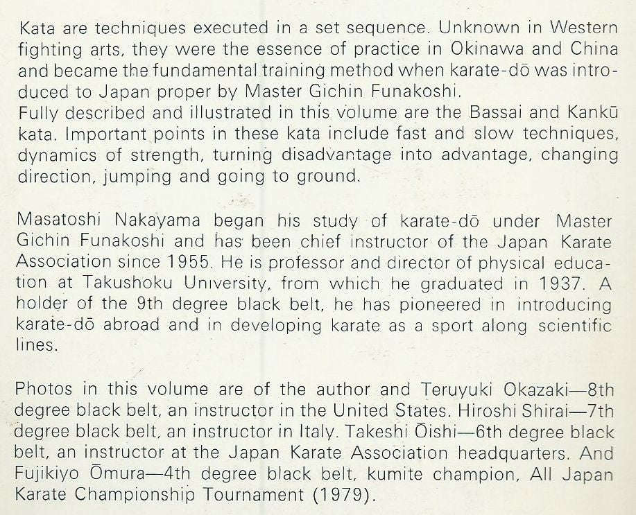 Best Karate 6: Bassai, Kanku | M. Nakayama