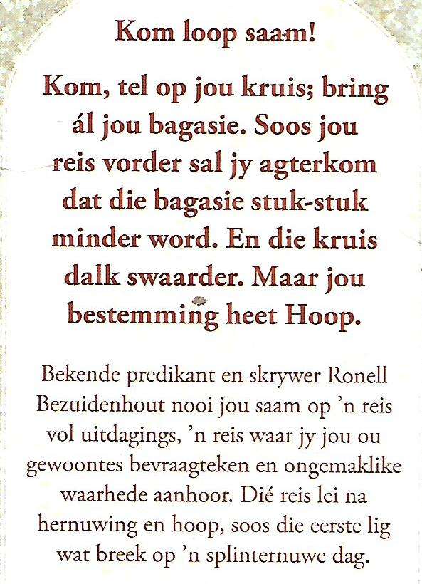 40 Dae tot Hoop: 'n Reis deur Lydenstyd (Afrikaans) | Ronell Bezuidenhout