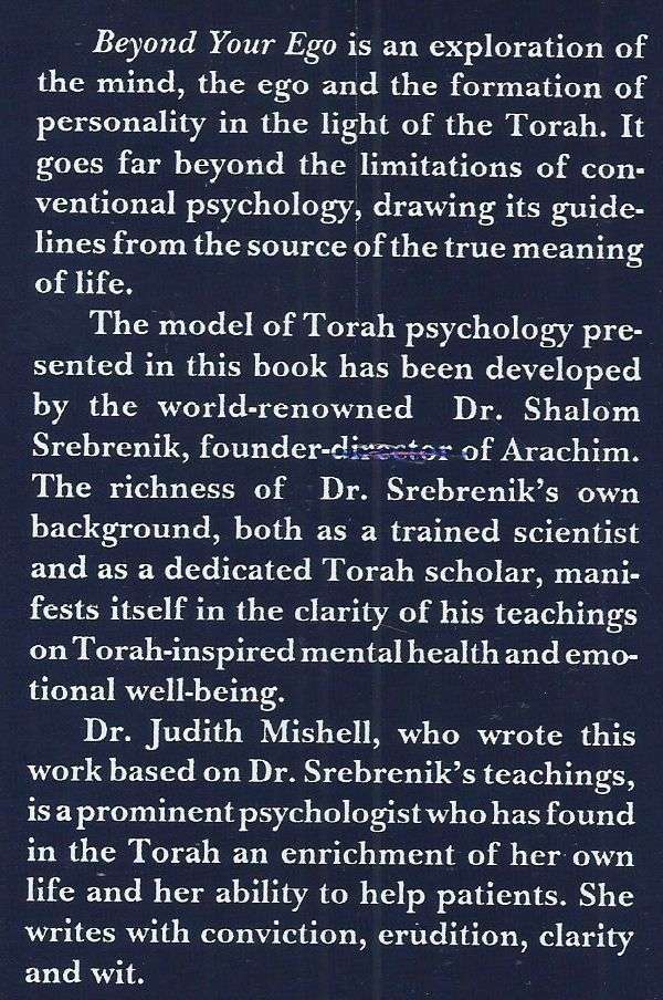 Beyond Your Ego: A Torah Approach to Self-Knowledge, Emotional Health and Inner Peace | Judith Mi...
