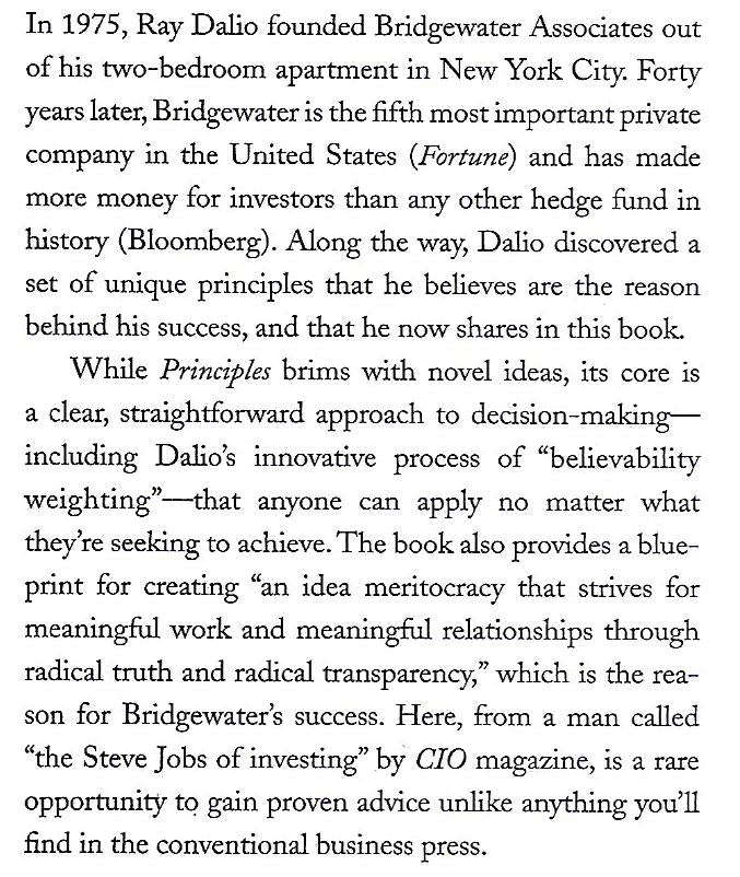 Principles | Ray Dalio