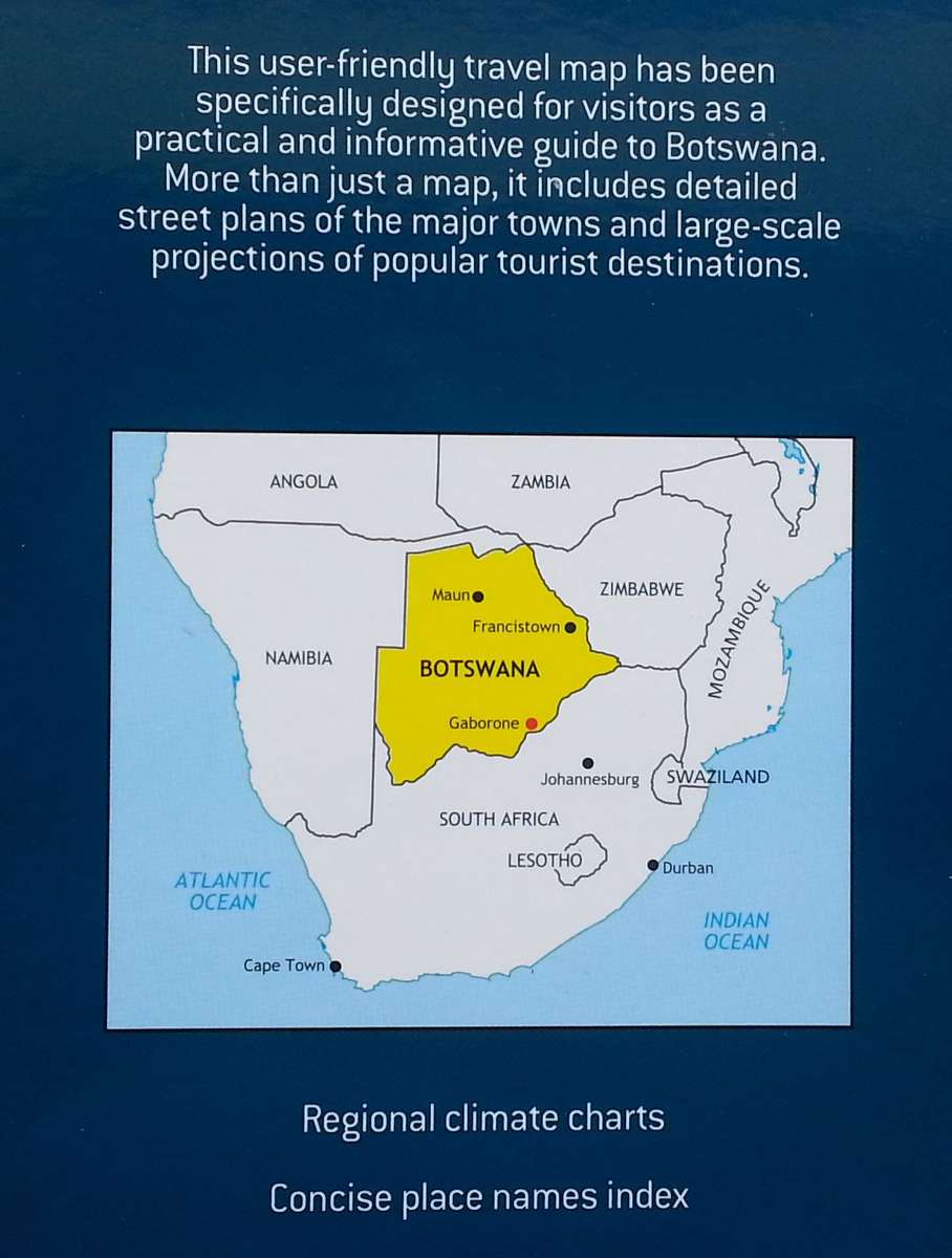 Botswana Travel Map