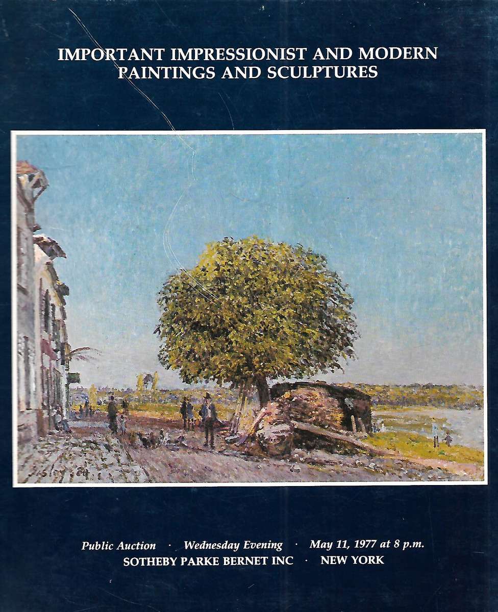 Important Impressionist and Modern Paintings and Sculptures (Auction Catalogue)