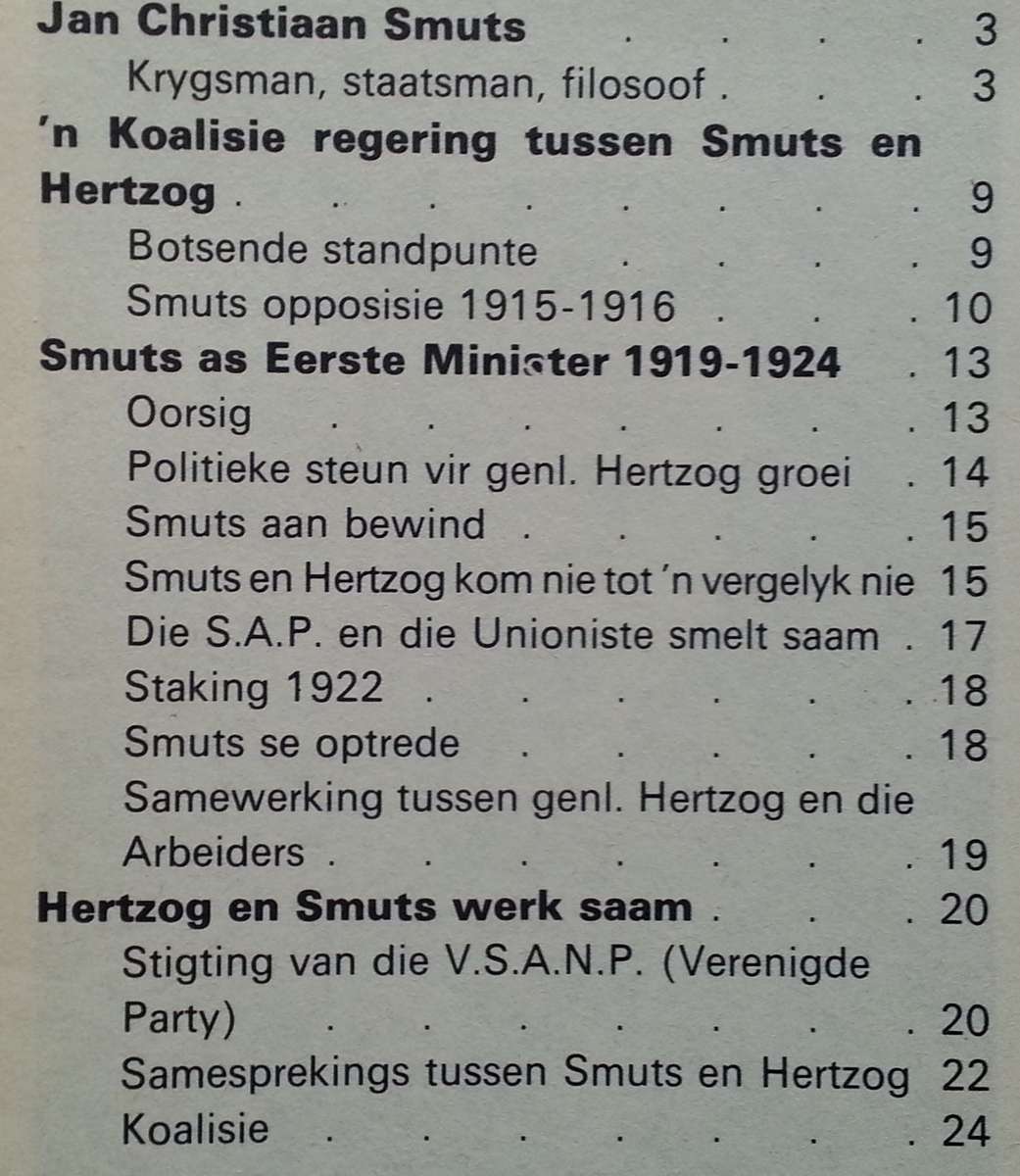 Tienertake: J. C. Smuts (Afrikaans) | E. Schoeman