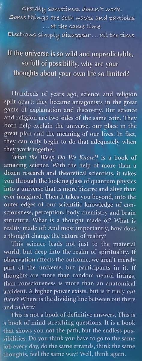 What the Bleep do We Know? (Book and Region 2 DVD) | William Arntz, et al.