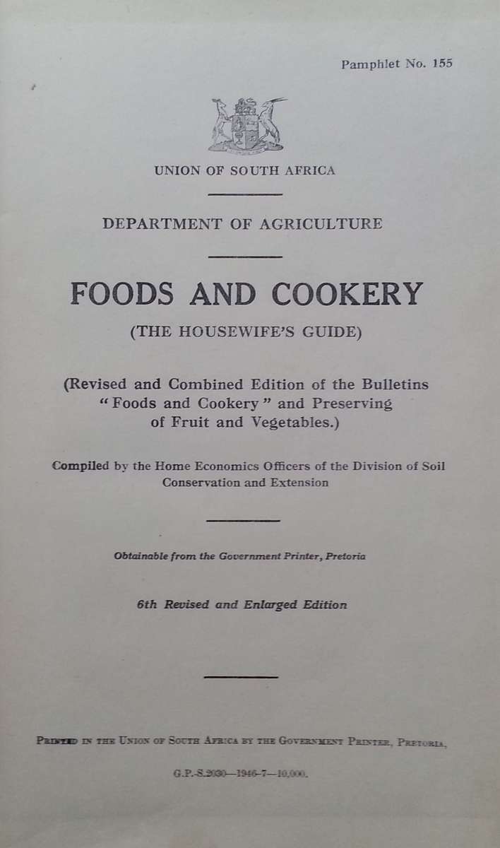 Foods and Cookery (6th Edition)