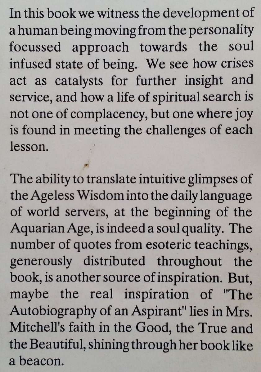 The Autobiography of an Aspirant | Maisie Mitchell