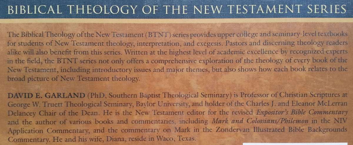 A Theology of Mark's Gospel | David E. Garland