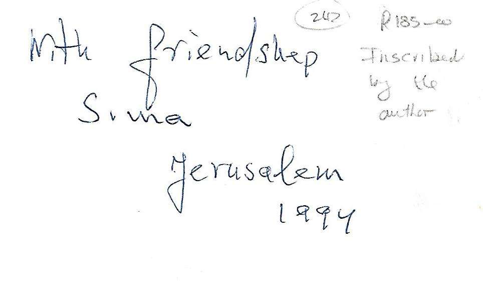 Sima's Songs: Light in Nazi Darkness (Inscribed by Author) | Sima Skurkovitz