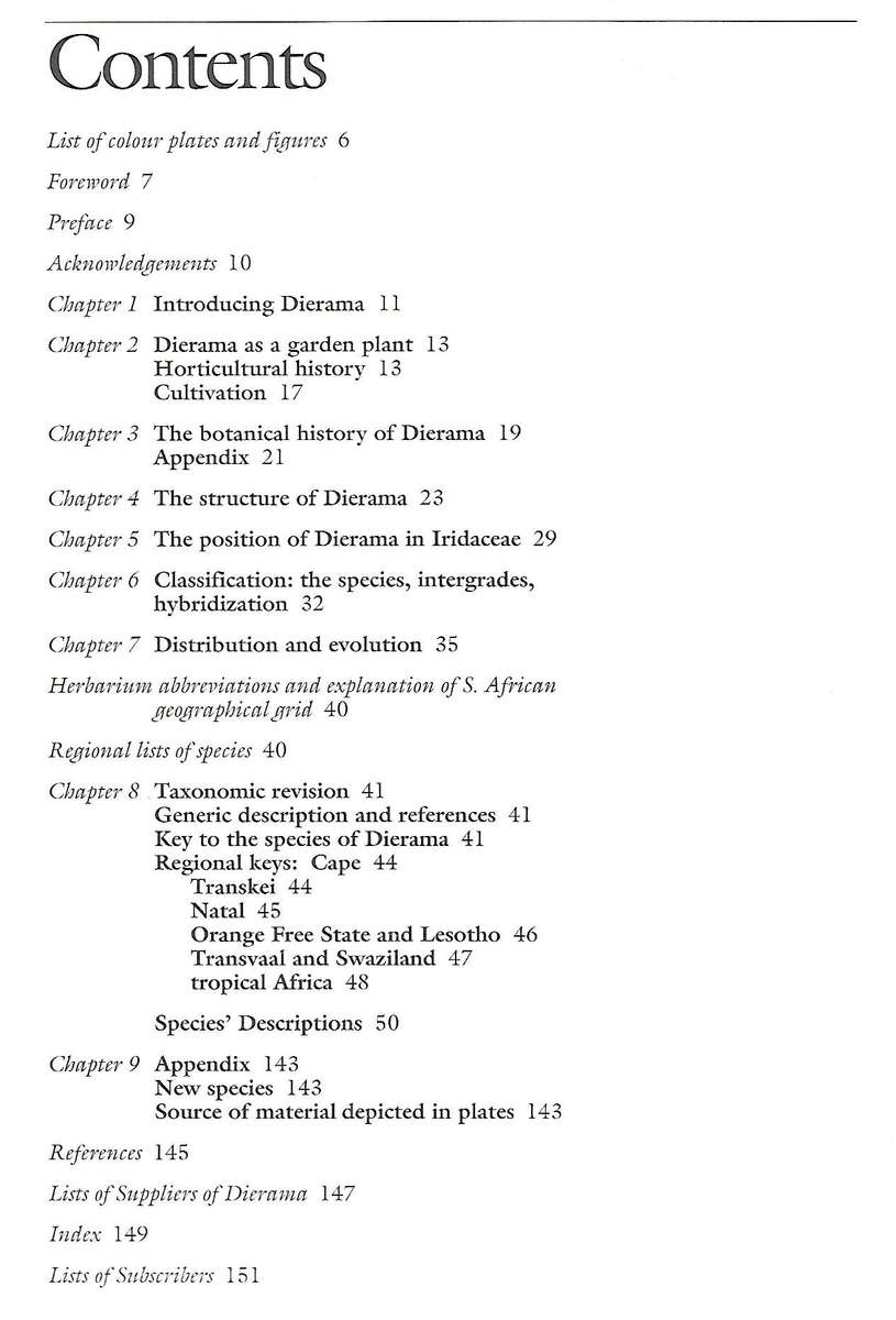 Dierama: The Hairbells of Africa | O. M. Hilliard & B. L. Burtt