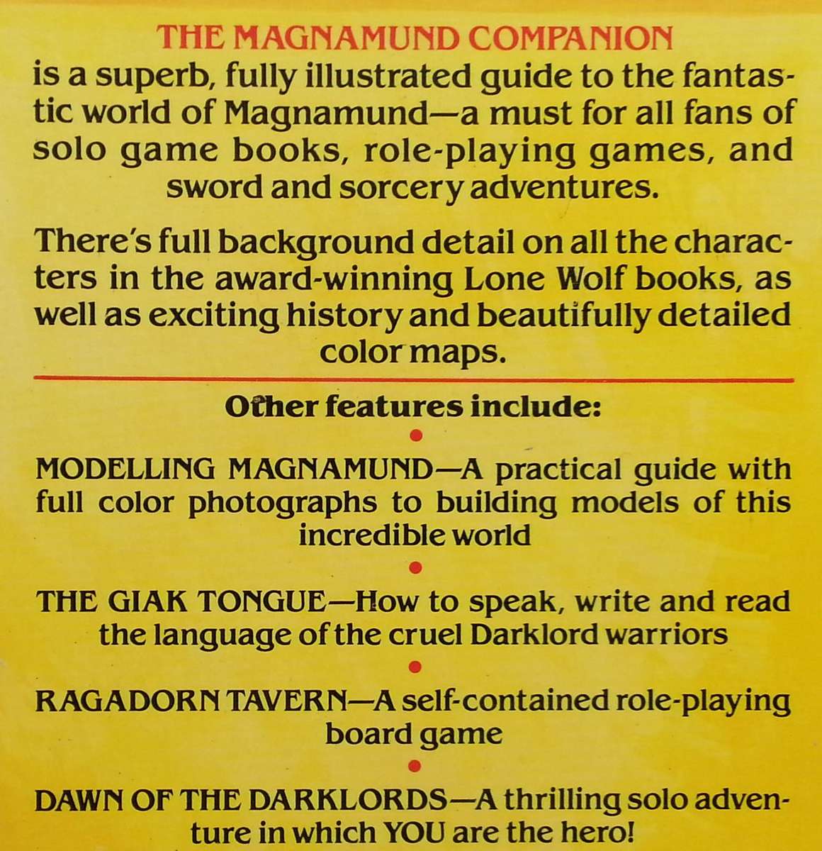 The Complete Guide to the World of Lone Wolf & Grey Star: The Magnamund Companion | Joe Dever & G...