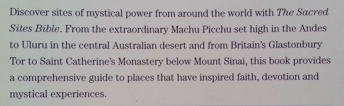 The Sacred Sites Bible | Anthony J. Taylor