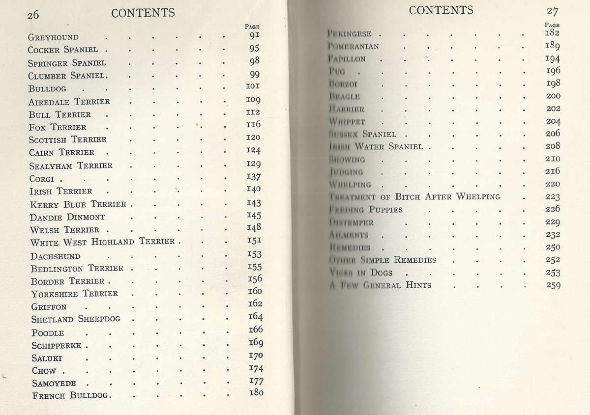 Points of the Dog (Published 1927) | T. W. Hancock Mountjoy