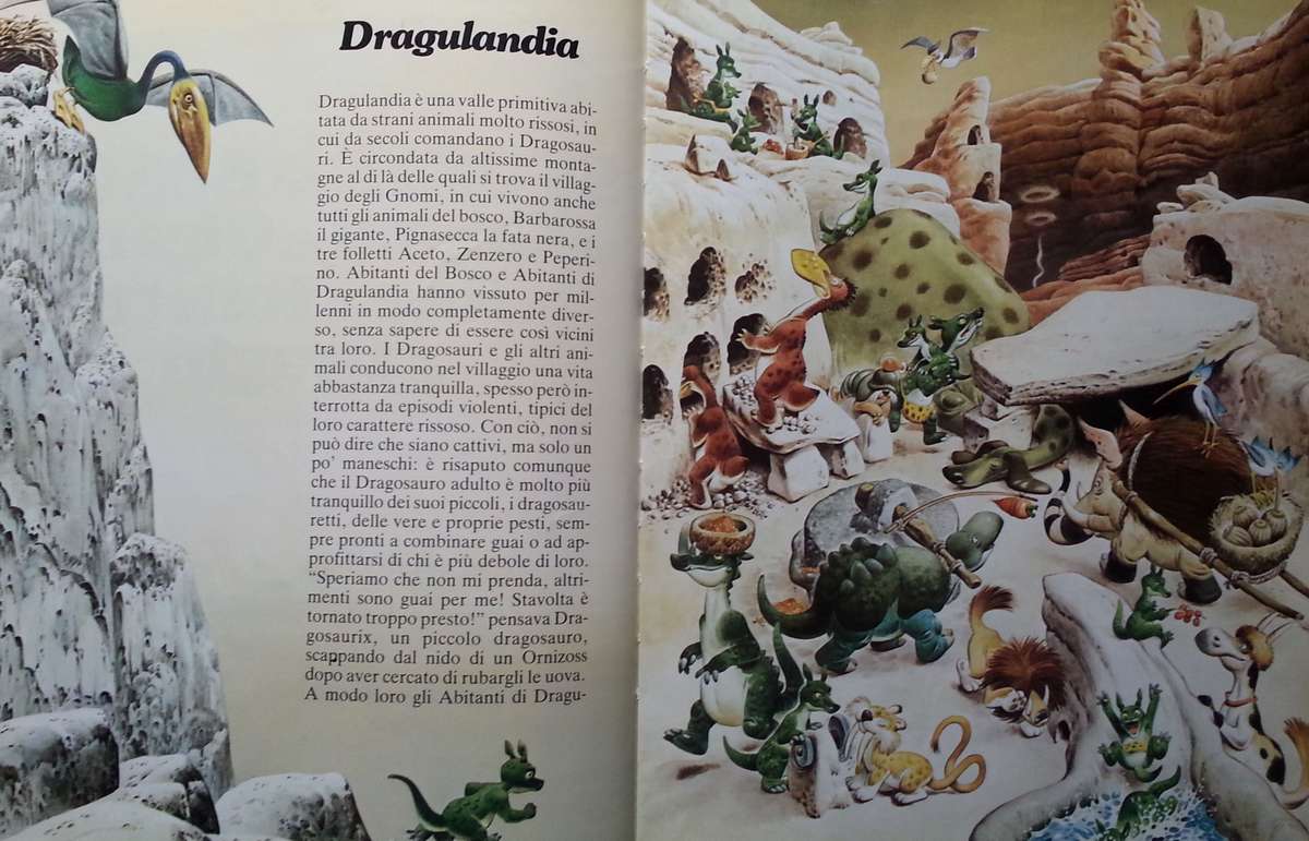 Storie del Bosco di Gnomi di Giganti di Fate di Folletti e di Draghi (Italian) | Tony Wolf