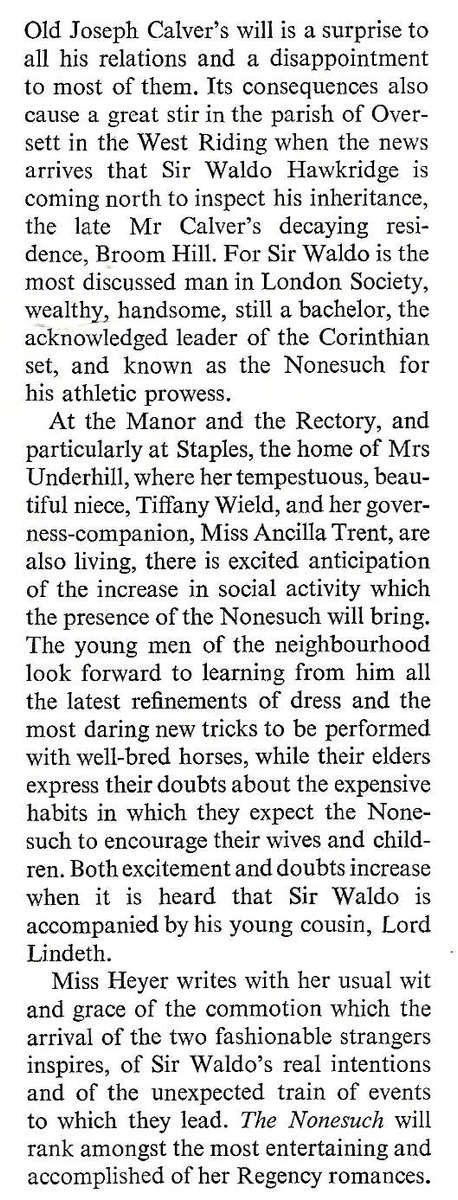 The Nonesuch (First Edition, 1962) | Georgette Heyer