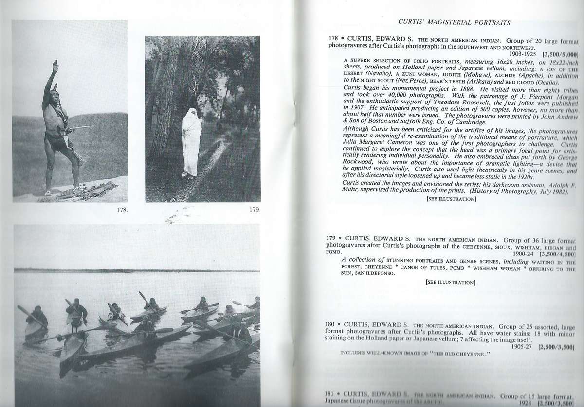 Photographs (Catalogue, Swan Galleries, April 1990)