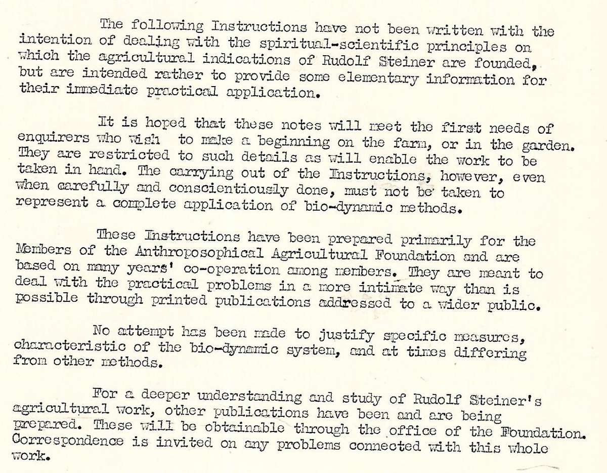Instructions for the Making of Compost Heaps and the Use of the Preparations | Rudolf Steiner