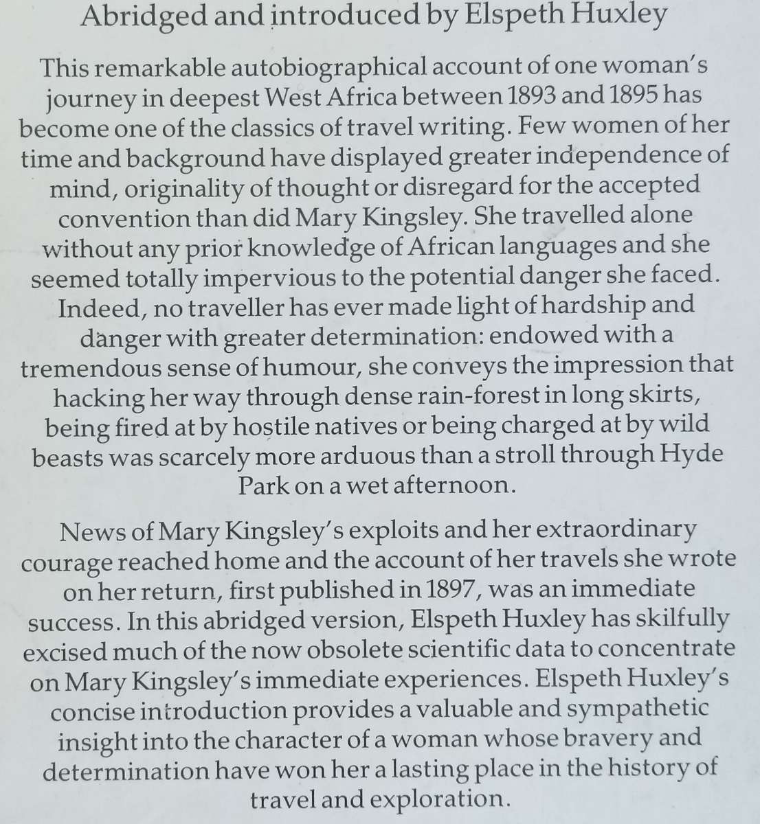 Travels in West Africa (Abridged Edition) | Mary Kingsley