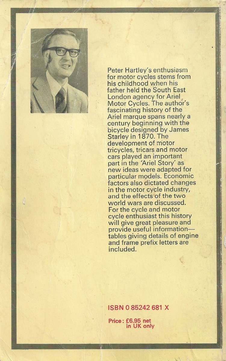 The Ariel Story (A History of the Ariel Motorcycle) | Peter Hartley