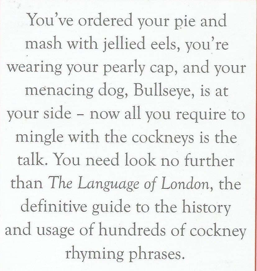 The Language of London - Cockney Rhyming Slang | Daniel Smith