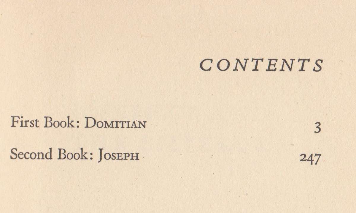 Josephus and the Emperor (First English Edition, 1942) | Lion Feuchtwanger