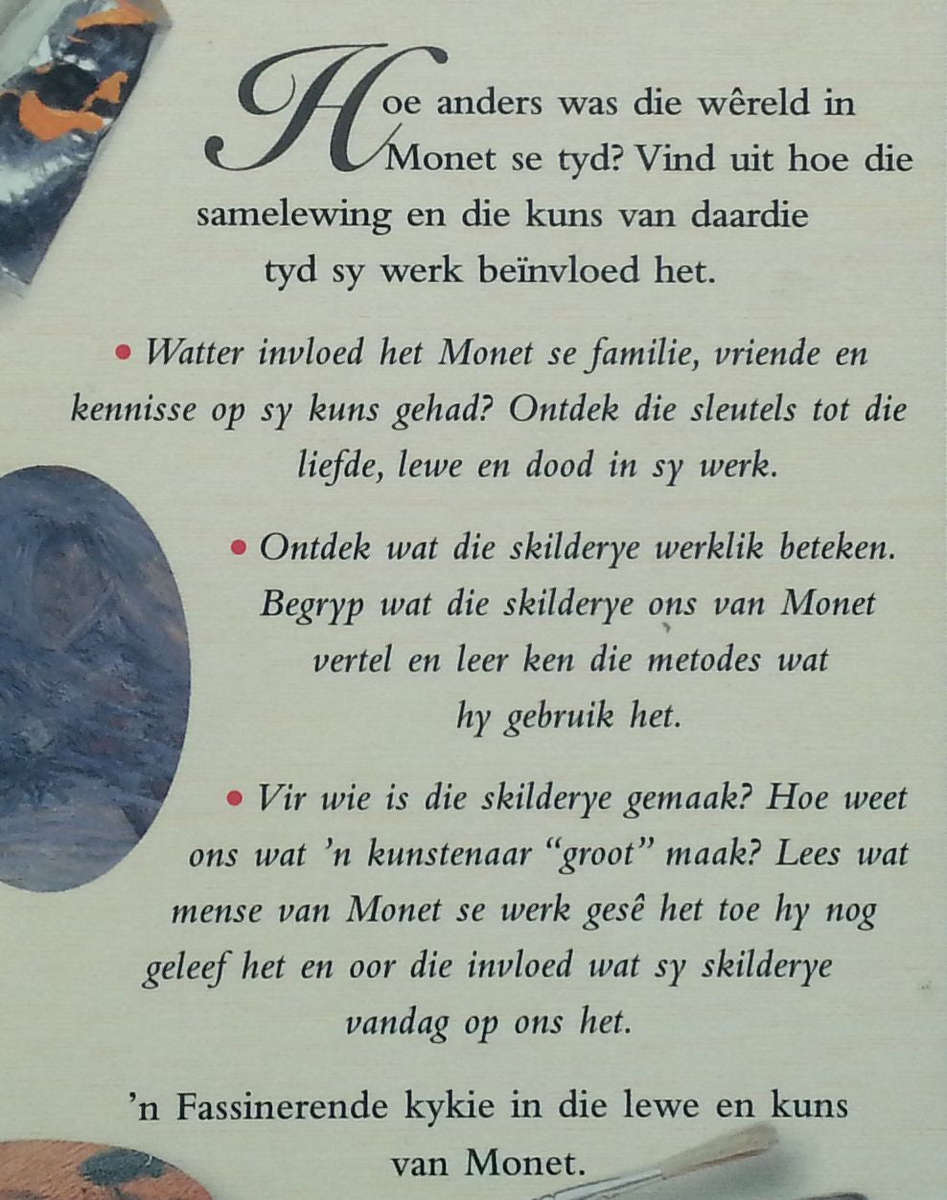 Monet: Impressionisme (Afrikaans)