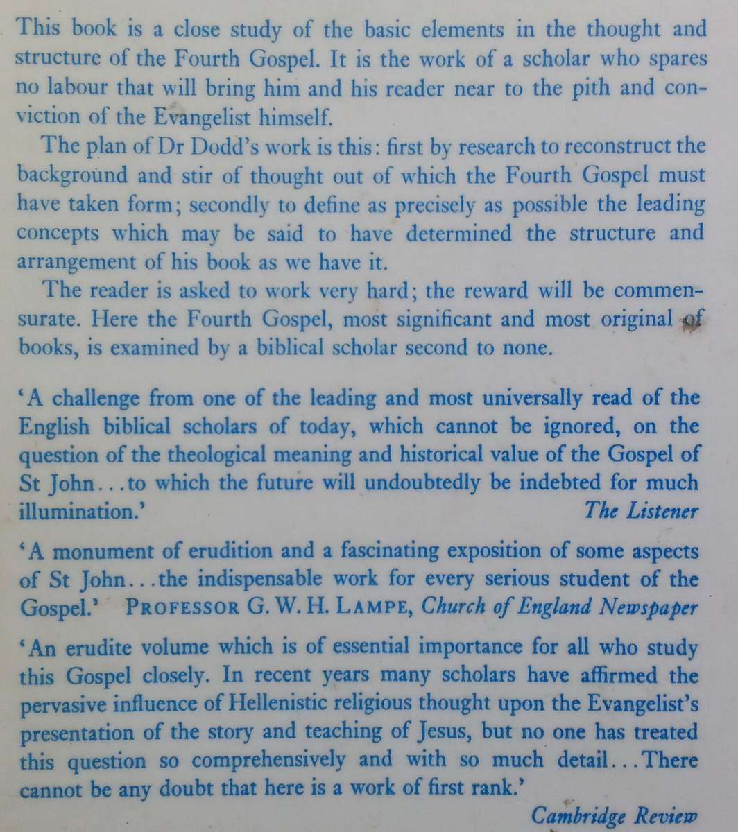 The Interpretation of the Fourth Gospel | C. H. Dodd