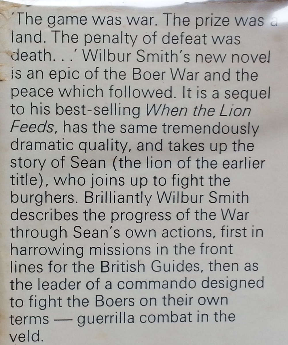 The Sound of Thunder (First Edition 1960) | Wilbur Smith