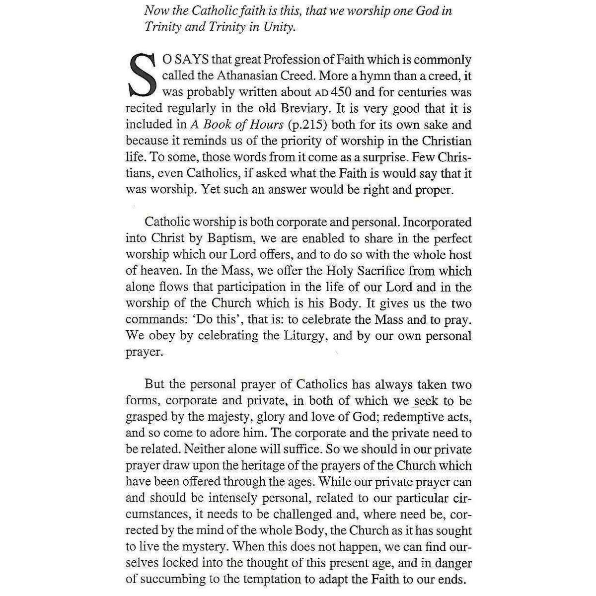 A Book of Hours and Other Catholic Devotions