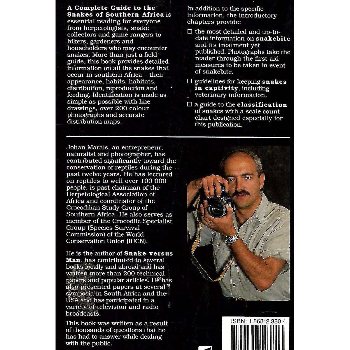 A Complete Guide to the Snakes of Southern Africa | Johan Marais