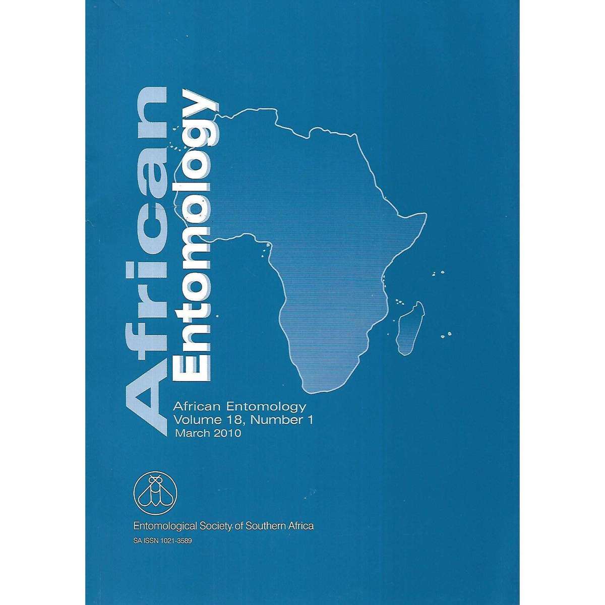 African Entomology (Vol. 18, No. 1, March 2010)