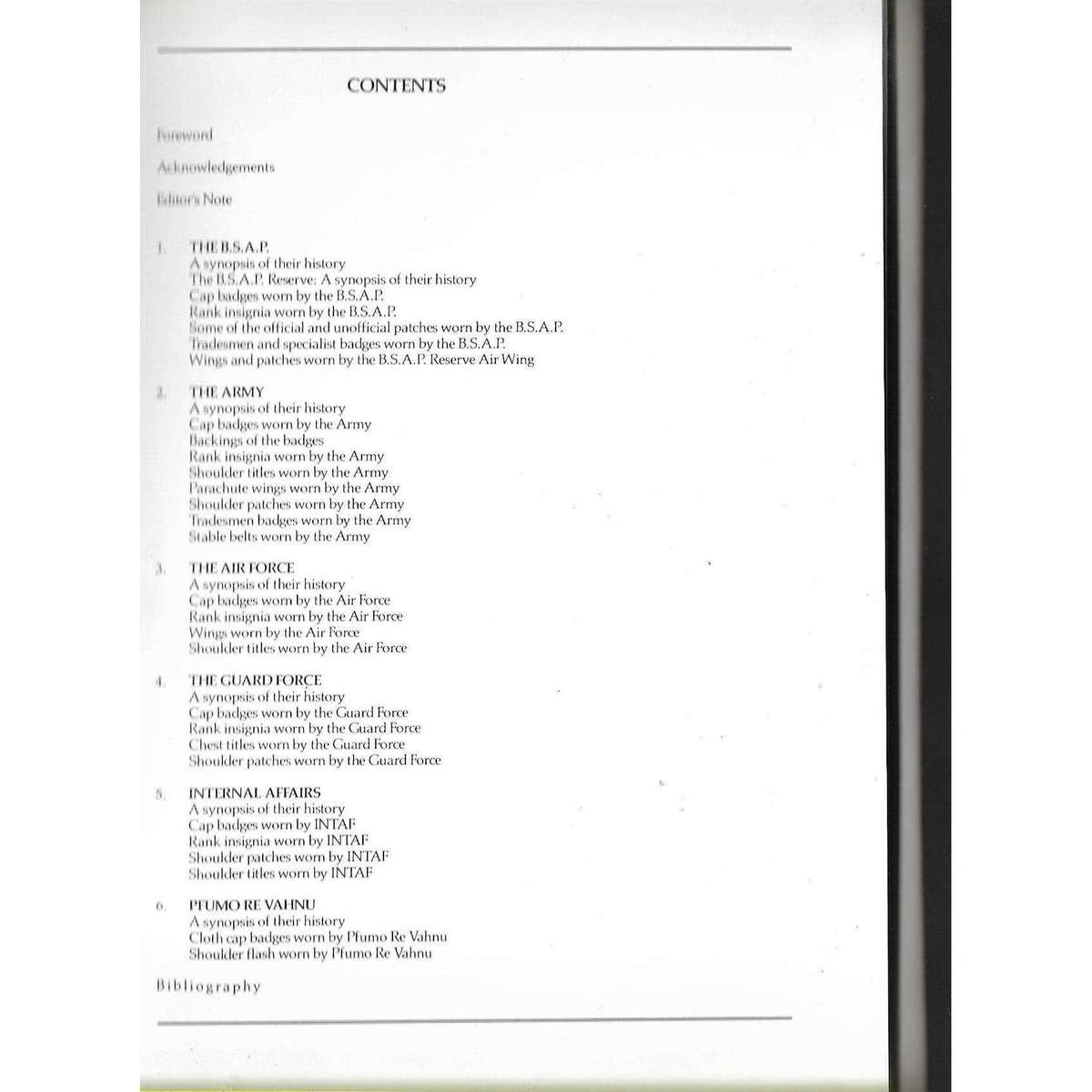 Badges and Insignia of the Rhodesian Security Forces 1890-1980 | A.J Arniel