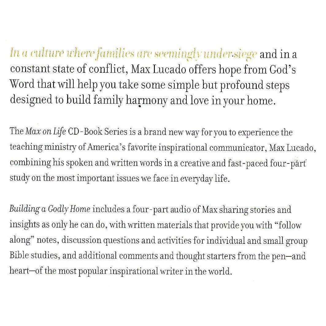 Building a Godly Home (Includes CD) | Max Lucado