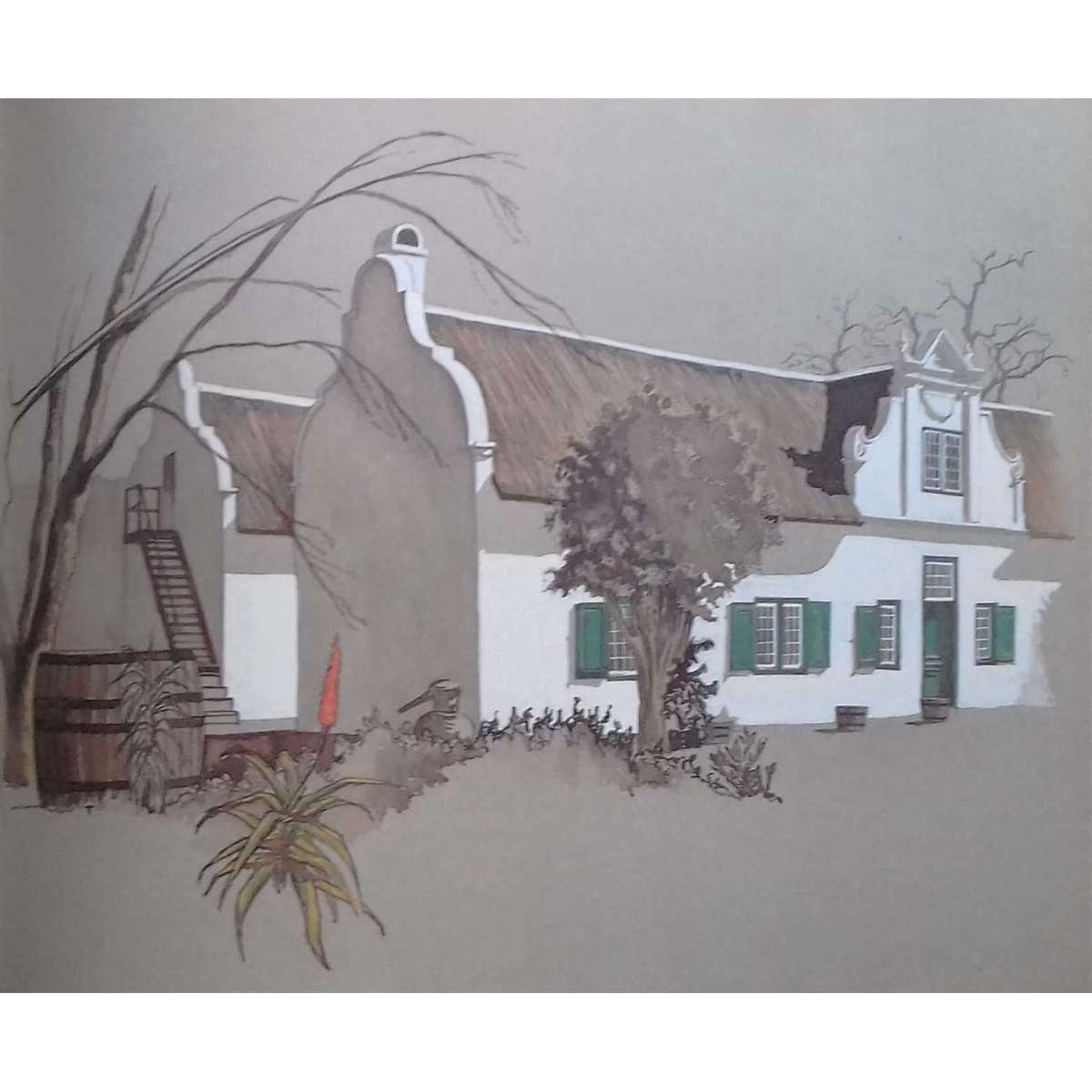 Cape Wine Homesteads (Signed by Author) | Ted Hoefsloot