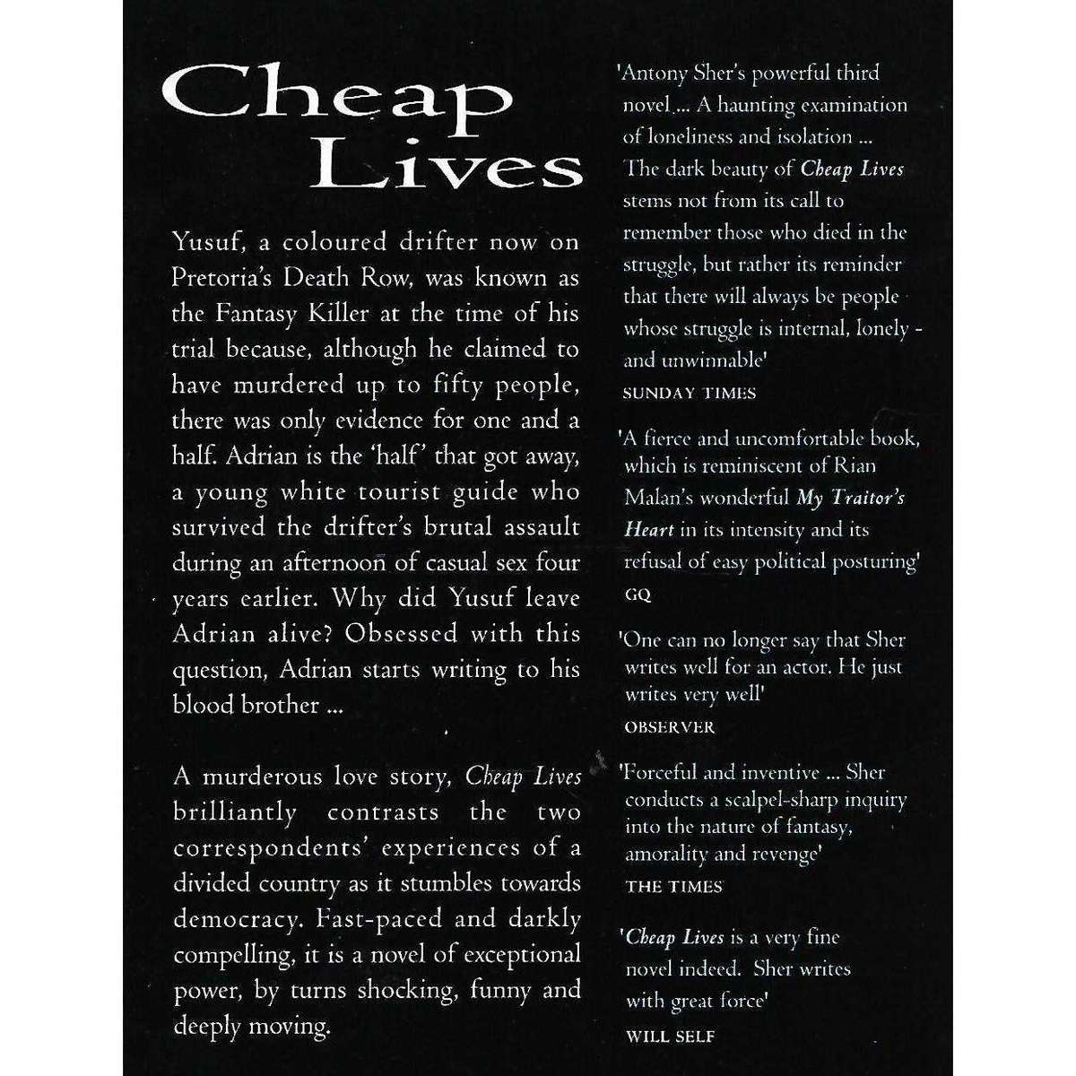 Cheap Lives (Copy of Stephen Gray) | Anthony Sher