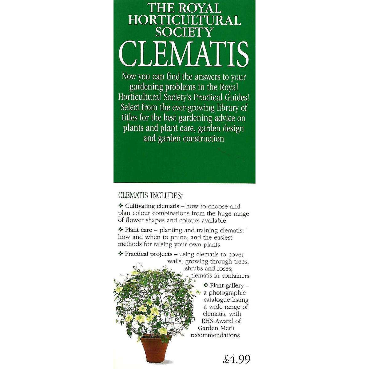 Clematis (Royal Horticultural Society Prctical Guides) | Charles Chesshire
