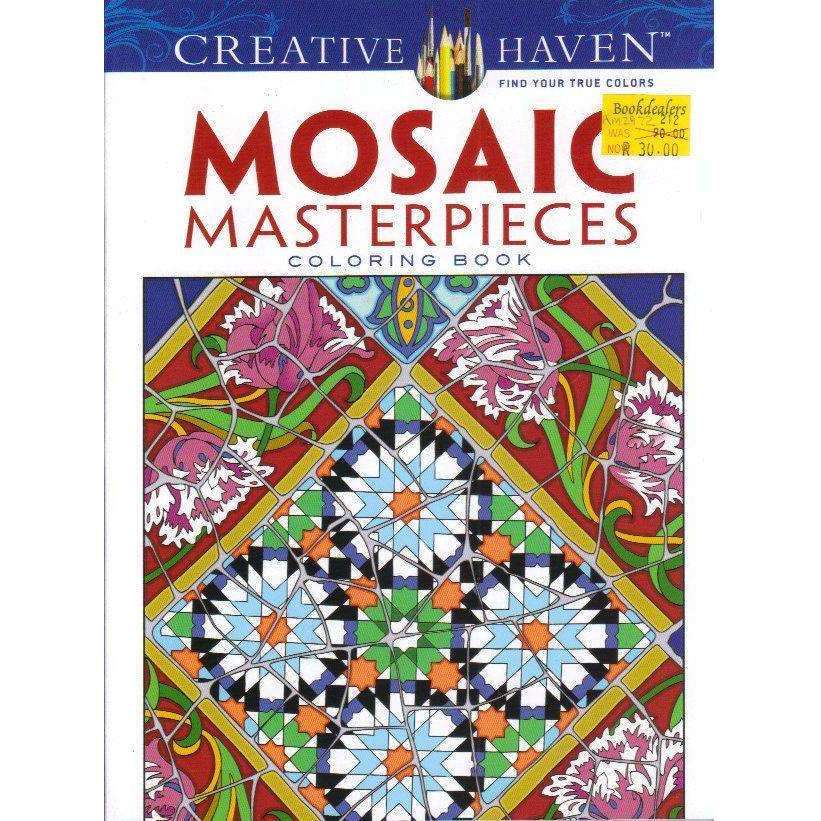 Creative Haven Mosaic Masterpieces Coloring Book (Creative Haven Coloring Books) | Marty Noble