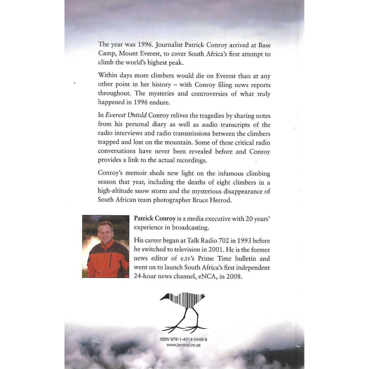 Everest Untold (inscribed by Author) | Patrick Conroy