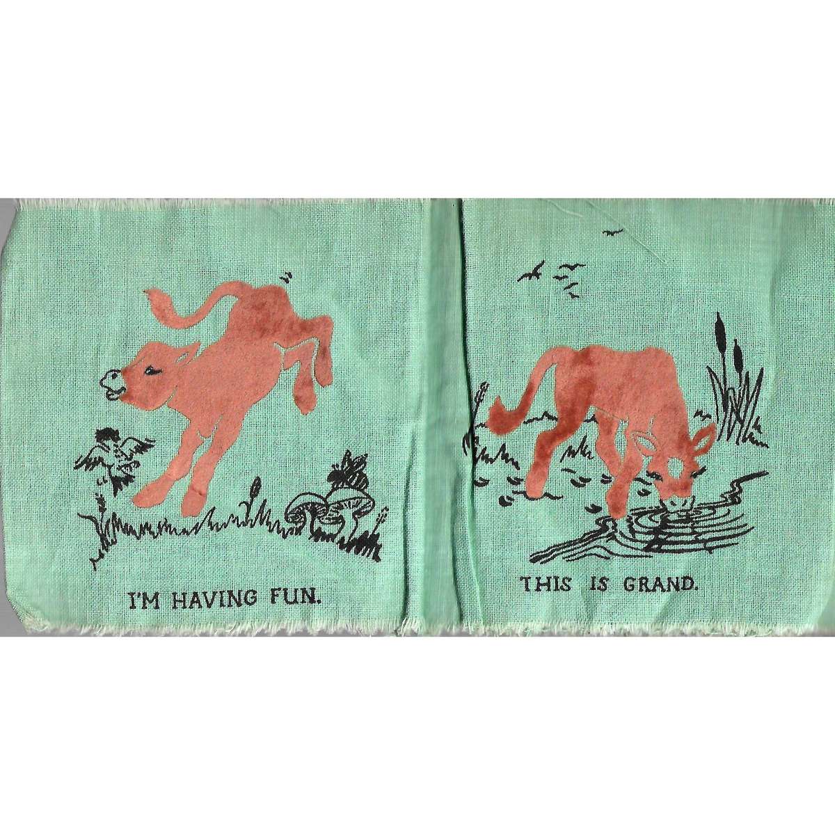 Fluffy Calf (Children's Book Made from Cloth)