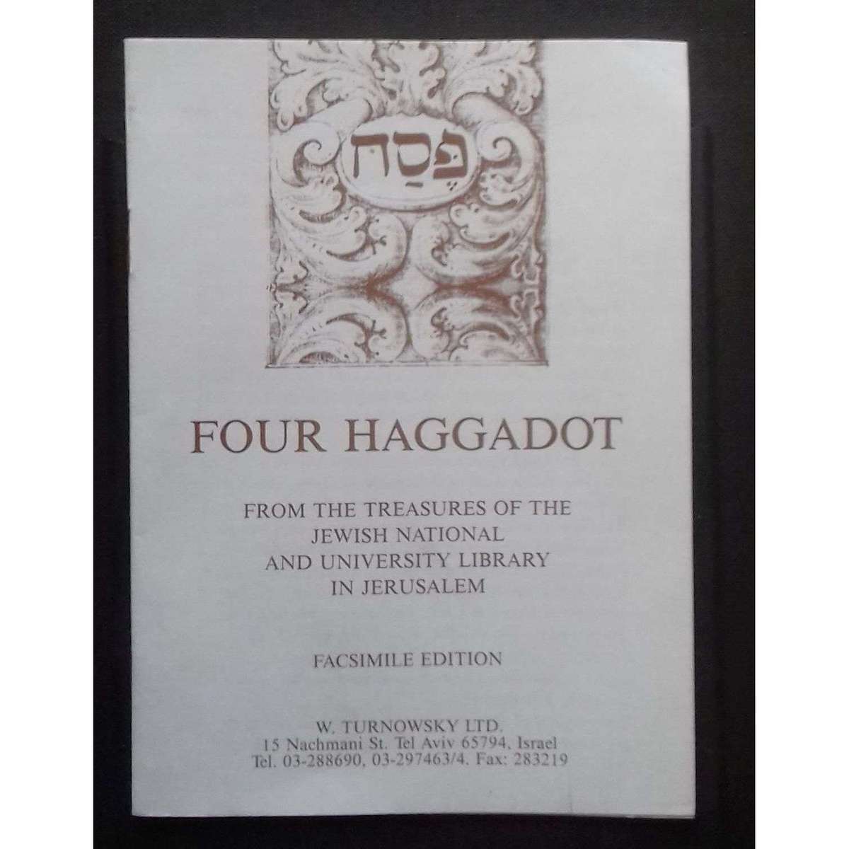 Four Haggadot (Facsimile Edition)