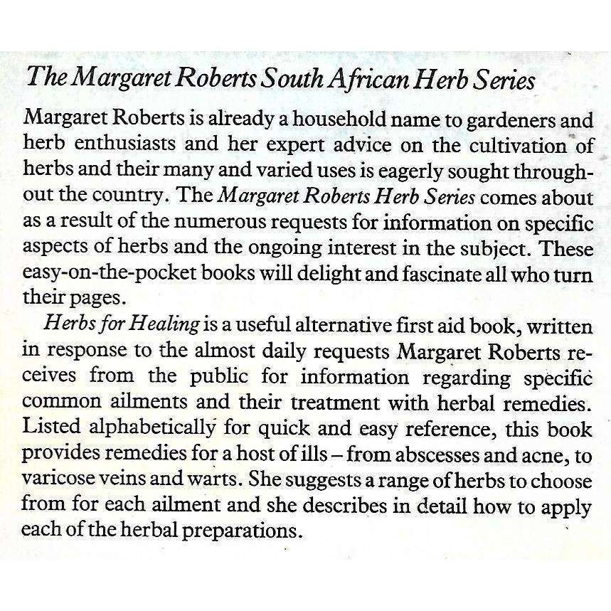 Herbs for Healing | Margaret Roberts