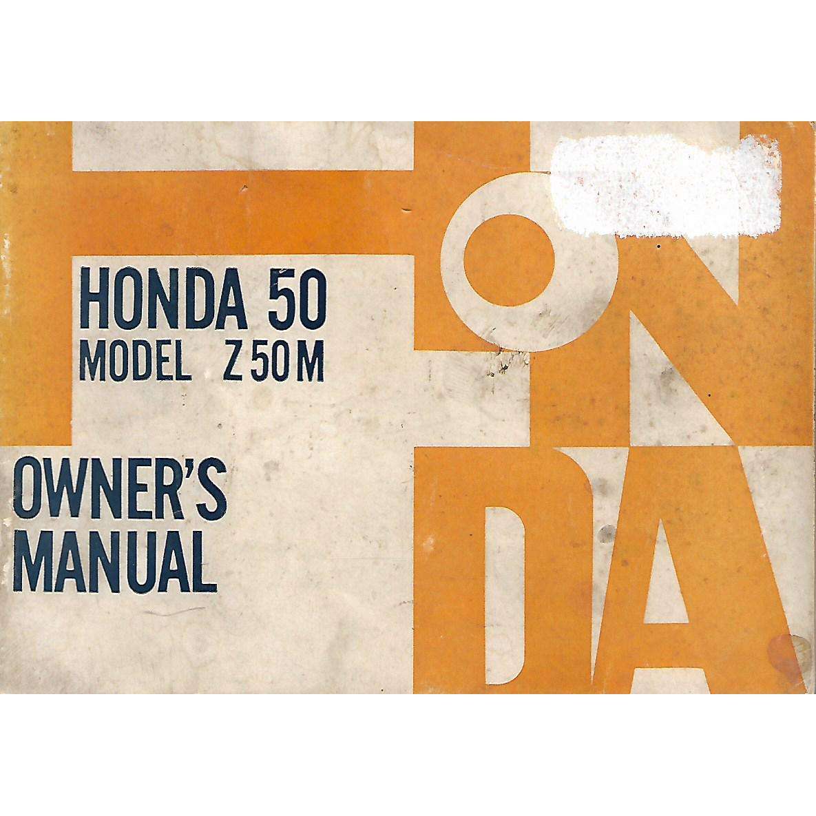 Honda 50 Model Z50M Owner's Manual