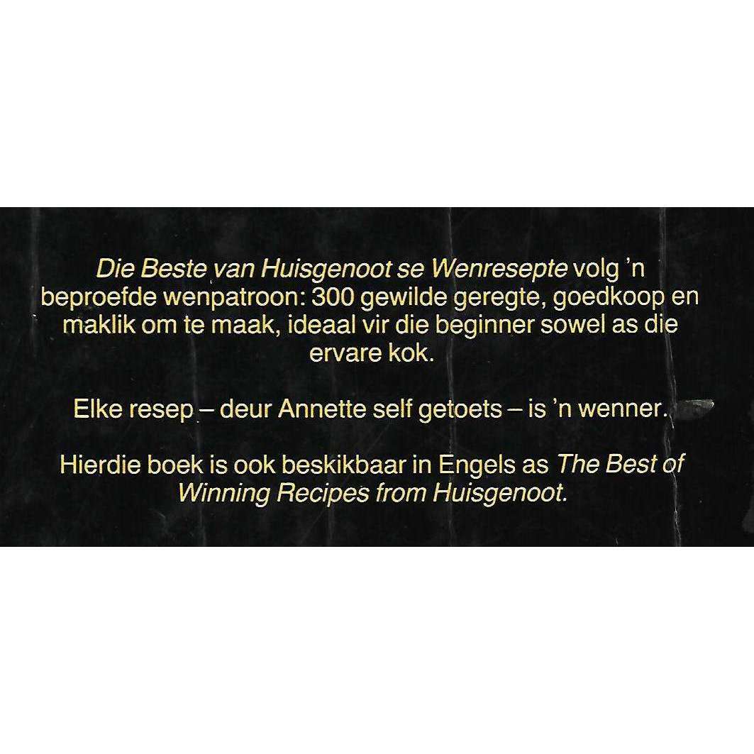 Huisgenoot: Die Beste Van Wenresepte | Annette Human