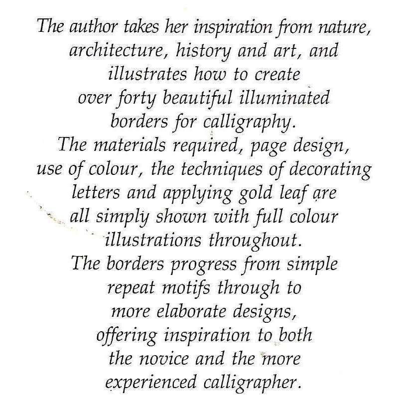 Illuminated Calligraphy | Patricia Carter