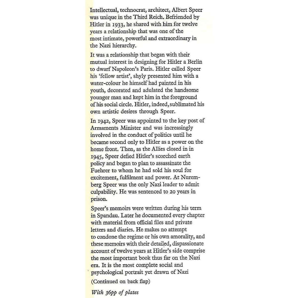 Inside the Third Reich | Albert Speer