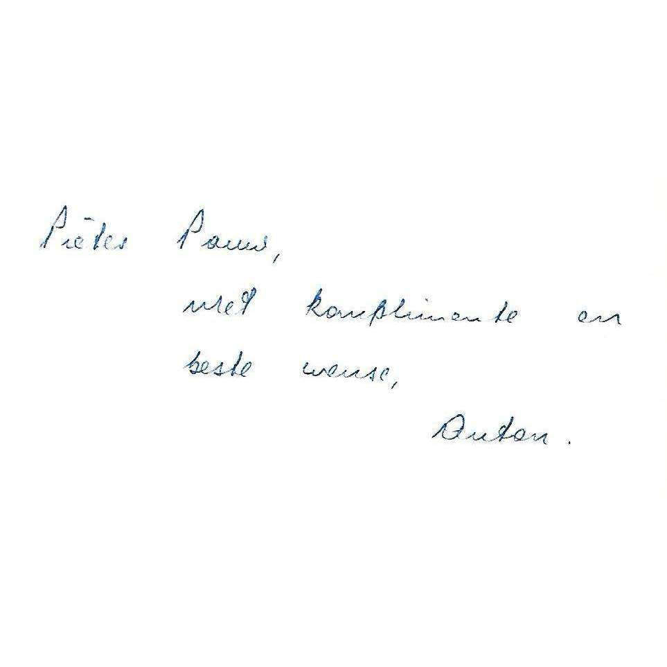 Karaktertekening by Ammianus Marcellinus (Inscribed by Author) | D. A. Pauw