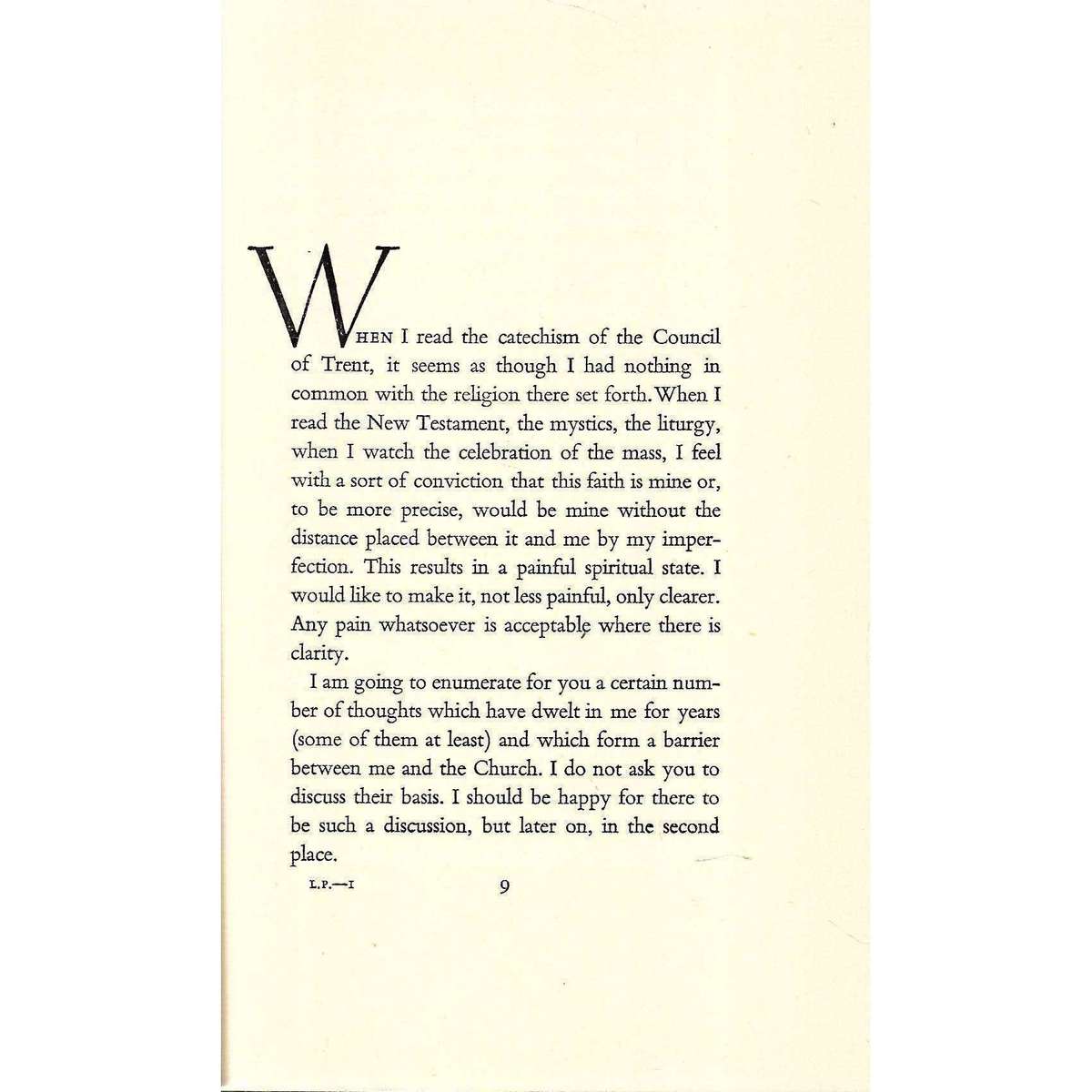 Letter to a Priest (First Edition, 1953) | Simone Weil