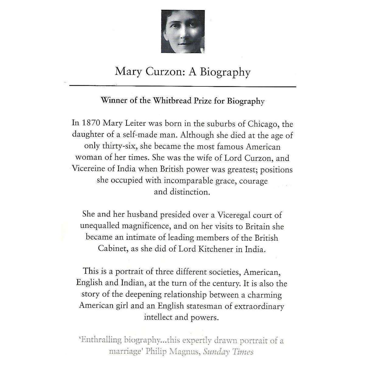 Mary Curzon: A Biography | Nigel Nicolson