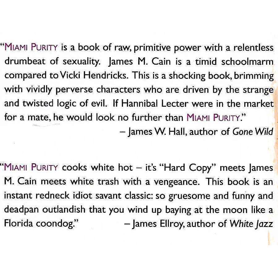 Miami Purity | Vicki Hendricks